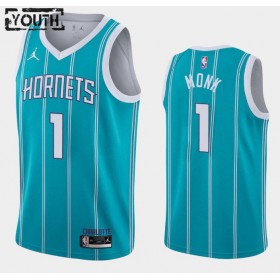 Dres Charlotte Hornets Malik Monk 1 2020-21 Jordan Brand Icon Edition Swingman - Dječji
